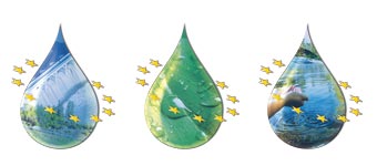 EU Water Drop Logo