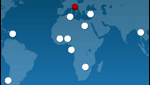 Click on the map to see where our technical experts are